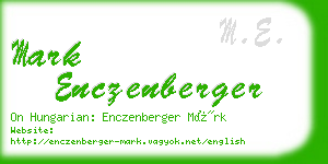 mark enczenberger business card